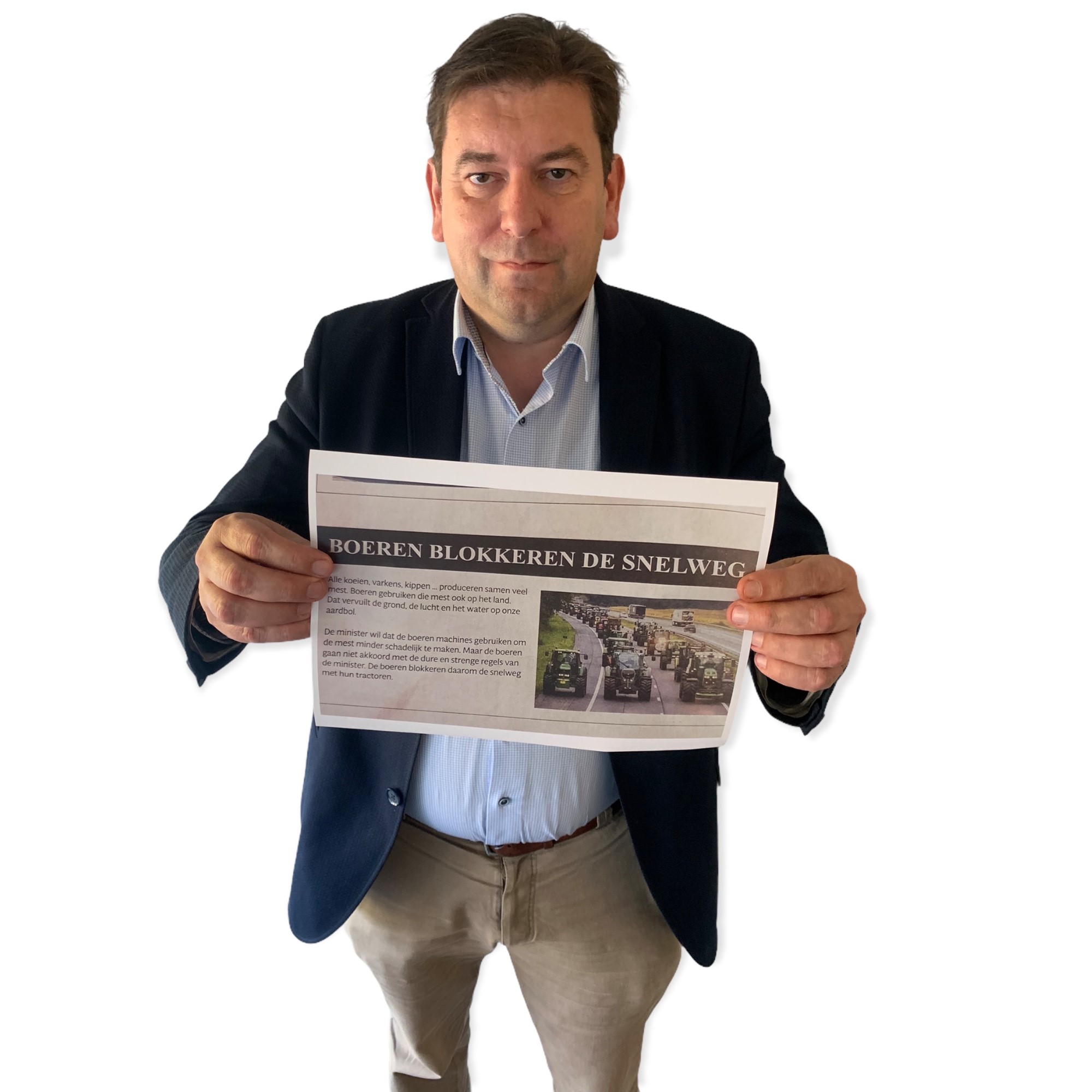 Vlaams parlementslid Bart Dochy bezorgd over tendentieuze stelling over landbouwers in schoolboek