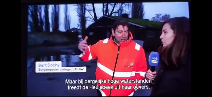 VRT-reportage  Journaal Laat wateroverlast Ledegem